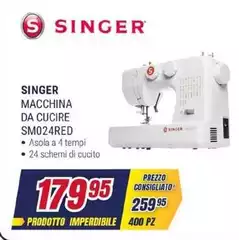Singer - Macchina Da Cucire SM024RED Singer - Macchina Da Cucire SM024RED