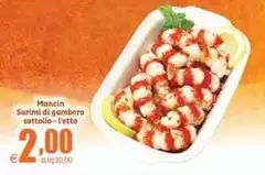 Surimi Di Gambero Sottolio Surimi Di Gambero Sottolio