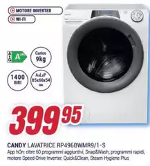 Candy - Lavatrice rp496bwmr9/1-s Candy - Lavatrice rp496bwmr9/1-s