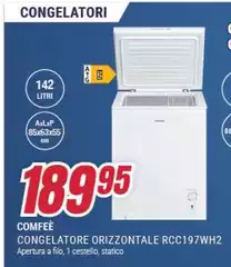 Comfeè - Congelatore Orizzontale RCC197WH2 Comfeè - Congelatore Orizzontale RCC197WH2