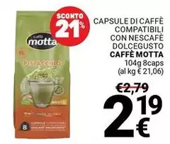 Caffè motta - Capsule Di Caffè Compatibili Con Nescafé Dolcegusto Caffè motta - Capsule Di Caffè Compatibili Con Nescafé Dolcegusto