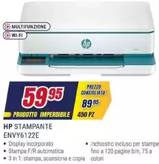HP - Stampante Envy6122e HP - Stampante Envy6122e