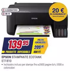 Epson - EcoTank ET1810 Epson - EcoTank ET1810