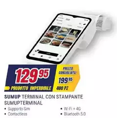 Sumup - SUMP TOMARITA SUMMUT TERMINAL CON STAMPANTE Sumup - SUMP TOMARITA SUMMUT TERMINAL CON STAMPANTE