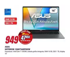 Asus - Notebook S3607varp002w