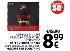 Caffè motta - Capsule Di Caffè Cremoso Compatibili Nespresso Caffè Vergnano 1882 Caffè motta - Capsule Di Caffè Cremoso Compatibili Nespresso Caffè Vergnano 1882
