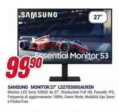 Samsung - Monitor 27" Ls27d300gauxen Samsung - Monitor 27" Ls27d300gauxen