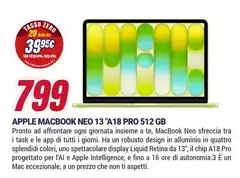 Apple - Macbook Neo 13 A18 Pro 512 Gb