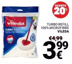 Vileda - Turbo Refill 100% Microfibre Vileda - Turbo Refill 100% Microfibre