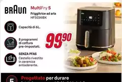 Braun - MultiFry 5 Friggitrice ad aria HF5034IBK Braun - MultiFry 5 Friggitrice ad aria HF5034IBK