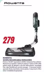 Rowenta - Scopa Ricaricabile RH9A32WO Rowenta - Scopa Ricaricabile RH9A32WO
