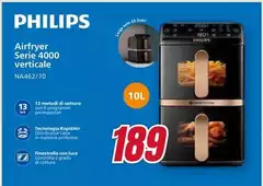 Philips - Airfryer Serie 4000 Verticale Philips - Airfryer Serie 4000 Verticale