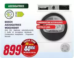 Bosch - Asciugatrice WQG245DIOIT Bosch - Asciugatrice WQG245DIOIT