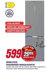 Whirlpool - Frigorifero WHK26404XP5E Whirlpool - Frigorifero WHK26404XP5E