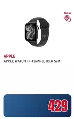 Apple - Watch 11 42mm Jetblk S/m