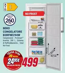 Beko - Congelatore B3RFNE294W Beko - Congelatore B3RFNE294W
