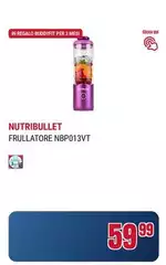 Nutribullet - Frullatore Nbp013vt