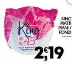 King - Piatti Piani/Fondi