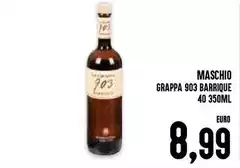 Maschio - Grappa 903 Barrique 40