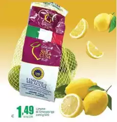 Origine - Limone Di Siracuosa IGP