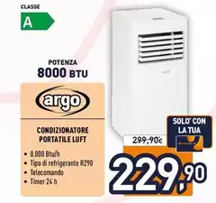 Argo - Condizionatore Portatile Luft