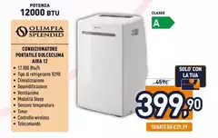 Olimpia Splendid - Condizionatore Portatile Dolceclima AIRA 12