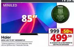 Haier - Mini Led Tv 85" H85M80FUX Haier - Mini Led Tv 85" H85M80FUX