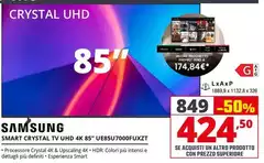 Samsung - Smart Crystal Tv Uhd 4K 85" UE85U7000FUXZT Samsung - Smart Crystal Tv Uhd 4K 85" UE85U7000FUXZT