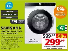 Samsung - Lavatrice Al Control WW11DG6B85LKU3 Samsung - Lavatrice Al Control WW11DG6B85LKU3