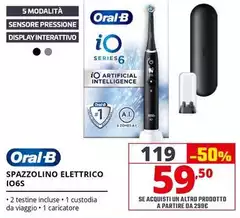 Oral B - Spazzolino Elettrico IO6S Oral B - Spazzolino Elettrico IO6S