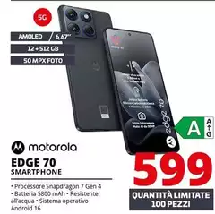 Motorola - Edge 70 Smartphone Motorola - Edge 70 Smartphone