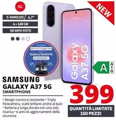 Samsung - Galaxy A37 5G Smartphone Samsung - Galaxy A37 5G Smartphone