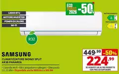 Samsung - Climatizzatore Mono Split AR30 Panarea