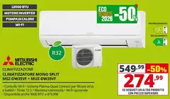Mitsubishi Electric - Climatizzatore Mono Split MSZ-DW35VF+MUZ-DW35VF