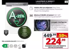 Haier - Lavatrice X Serie 7 HW80-B14367TU-IT Haier - Lavatrice X Serie 7 HW80-B14367TU-IT