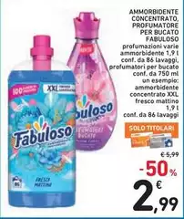 Fabuloso - Ammorbidente Concentrato, Profumatore Per Bucato