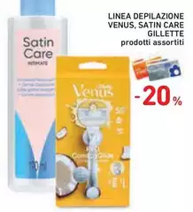 Gillette - Linea Depilazione Venus, Satin Care