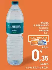 S. bernardo - Acqua