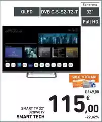 Smart technologies - Smart Tv 32" 32QW01V Smart technologies - Smart Tv 32" 32QW01V