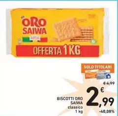 Saiwa - Biscotti Oro