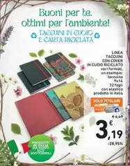 Linea -  Taccuni Con Cover In Cuo Riciclato