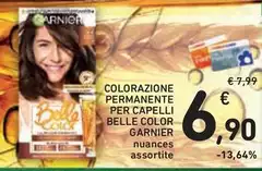 Garnier - Colorazione Permanente Per Capelli Belle Color Garnier - Colorazione Permanente Per Capelli Belle Color