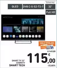 Smart technologies - Smart Tv 32" 32QW01V