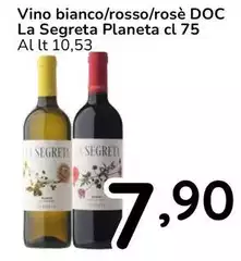 Planeta - Vino Bianco DOC La Segreta Planeta - Vino Bianco DOC La Segreta