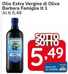 Barbera - Olio Extra Vergine Di Oliva  Famiglia 