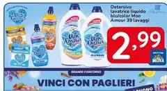 Mon Amour - Detersivo Lavatrice Liquido Blu/Color