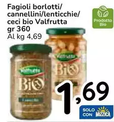 Valfrutta - Fagioli Borlotti/Cannellini/Lenticchie/Ceci Bio Valfrutta - Fagioli Borlotti/Cannellini/Lenticchie/Ceci Bio