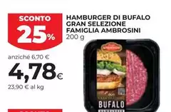 Ambrosini - Hamburger Di Bufalo Gran Selezione Famiglia