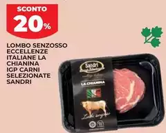 Sandri - Lombo Senzotto Eccellenze Italiane La Chianina IGP Carni Selezionate