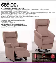 Fiocco - Poltrona Relax Mod. Celeste Fiocco - Poltrona Relax Mod. Celeste